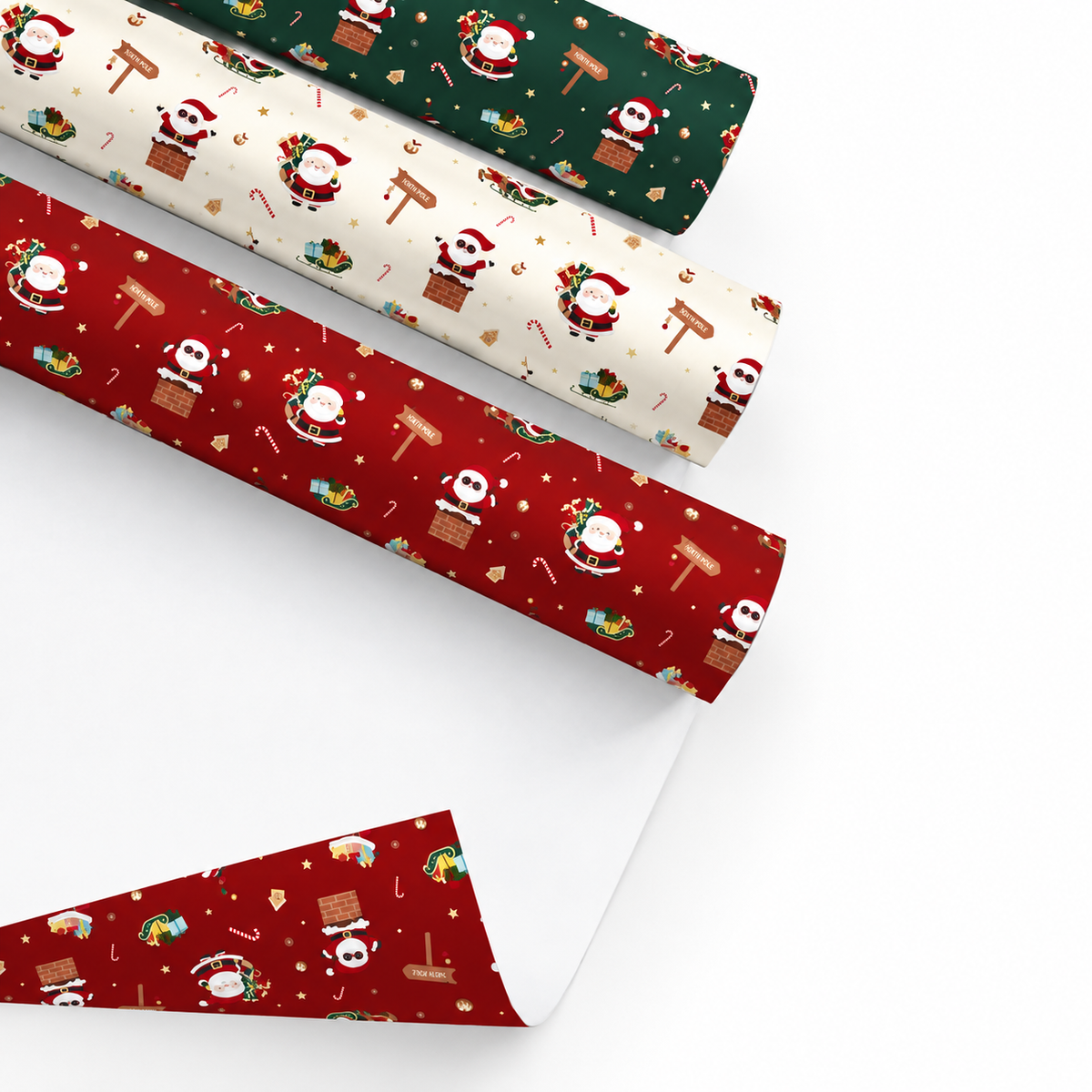Papel de regalo 2m Papá Noel