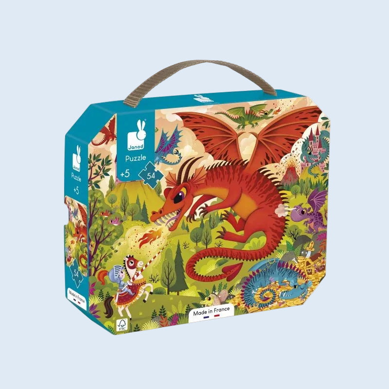 Janod Puzzle Reino de dragones 54 piezas