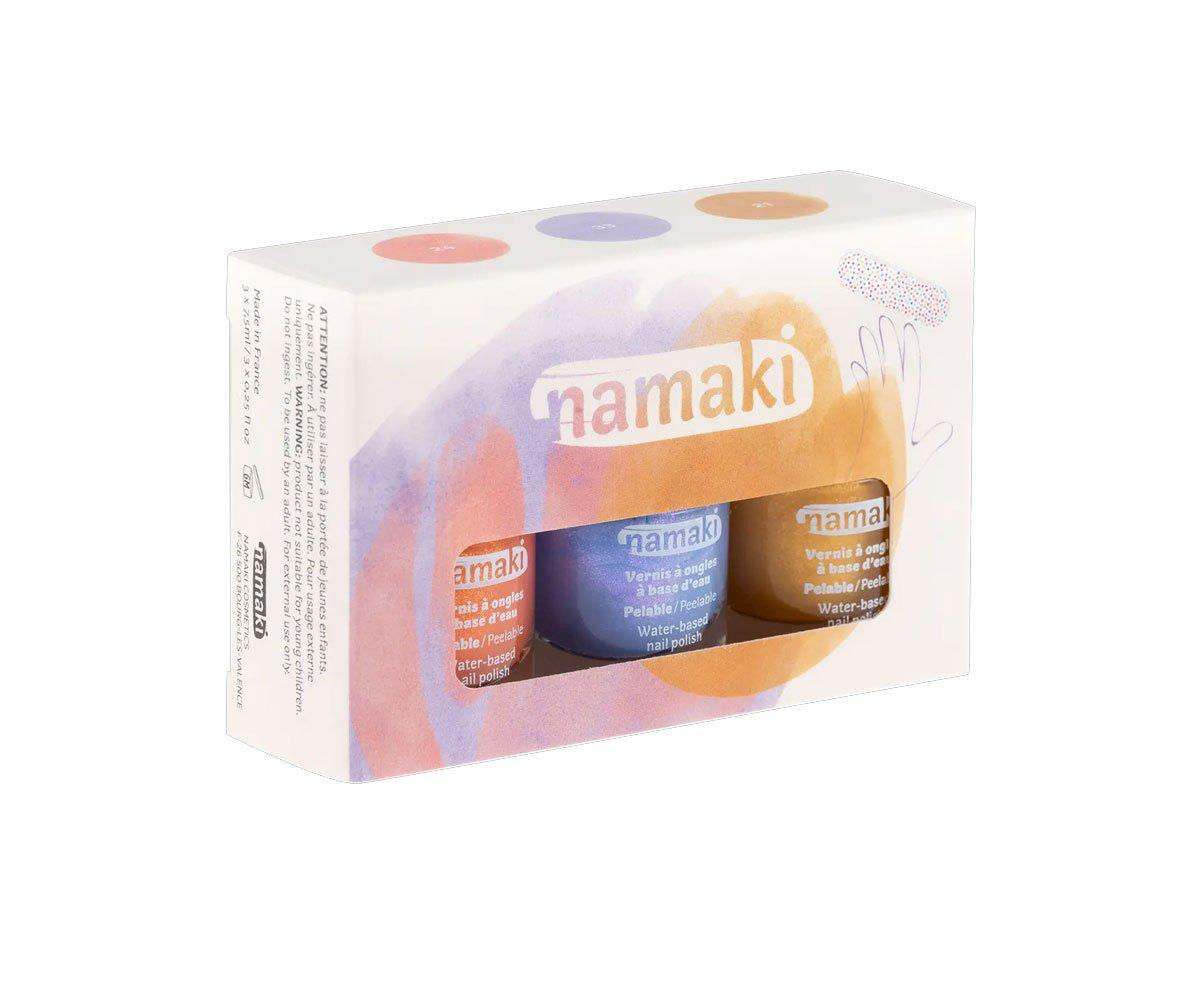 Namaki Pack 3 esmaltes al agua Sunset