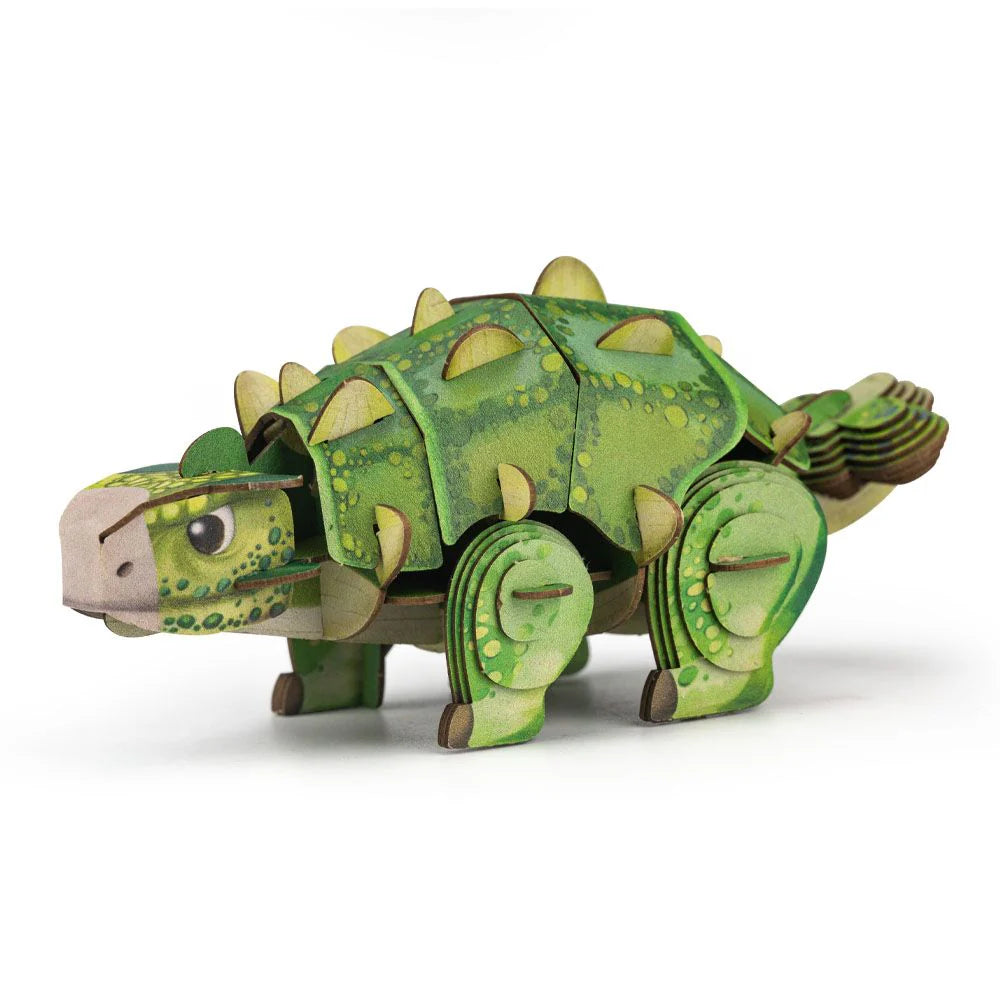 MierEdu Mini Puzzle 3D con sonido Ankylosaurus