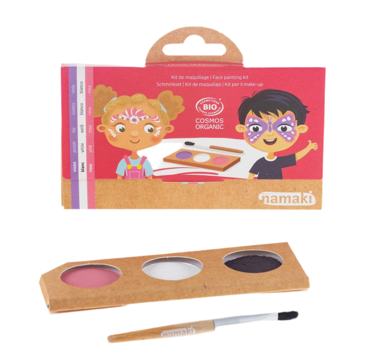 Namaki Kit 3 colores Maquillaje Hada y Mariposa