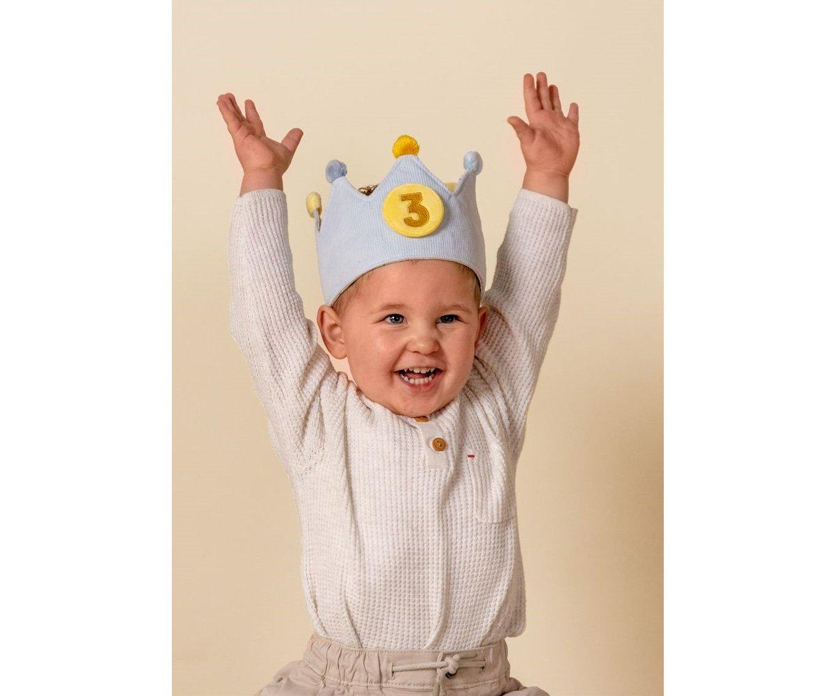 Little Dutch Corona Cumpleaños con números Azul