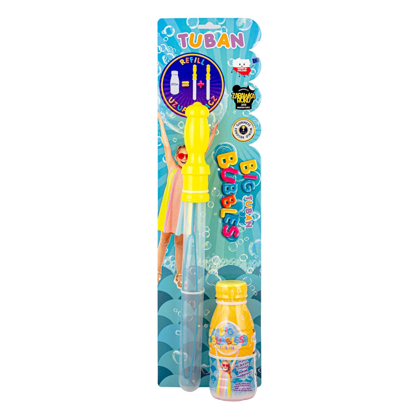 Tuban Big Bubbles Set espada de burbuja y líquido 250 ml