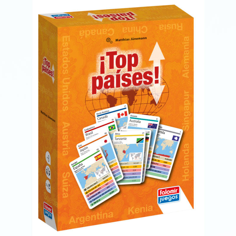 Falomir juegos Top países