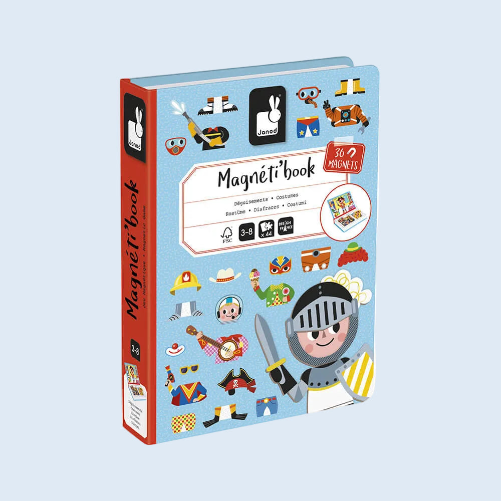 Janod Magneti Book Disfraces Azul