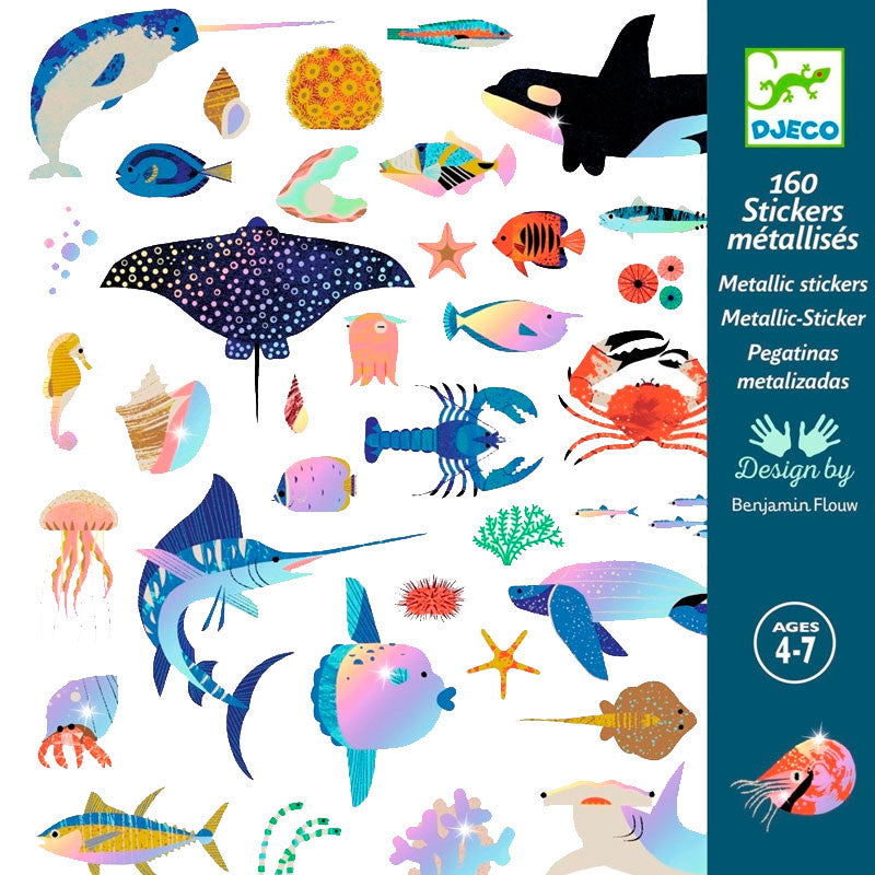 Djeco Pegatinas Océano