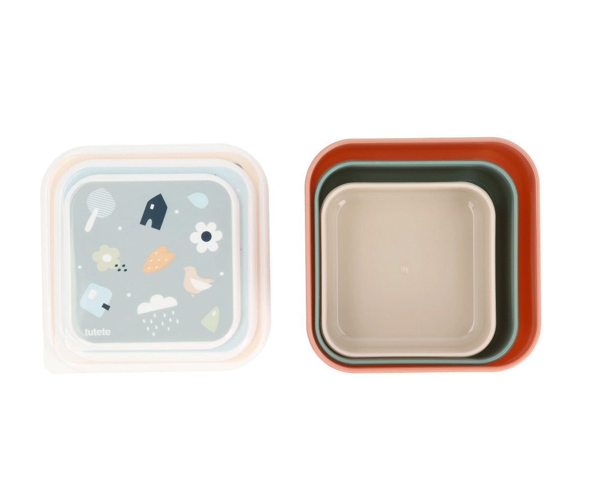 Tutete Cajas almuerzo Geometric nature