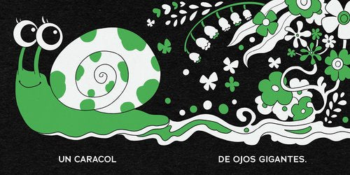 Un caracol de ojos gigantes
