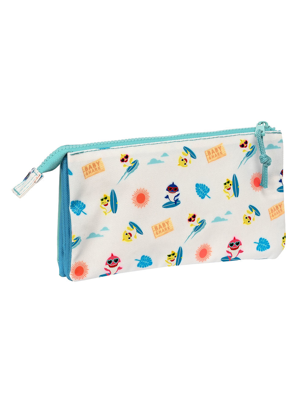 Safta Estuche escolar triple Baby shark