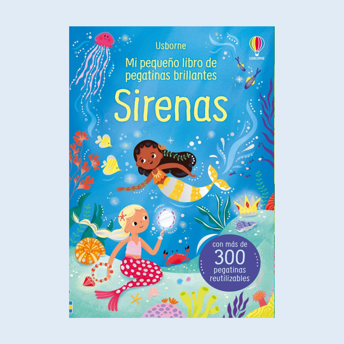 Mi pequeño libro de pegatinas brillantes Sirenas