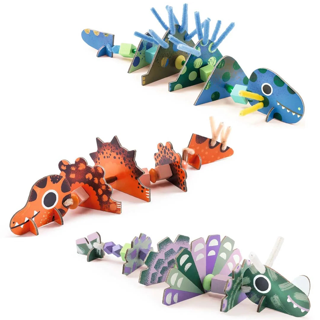 Djeco Ensartes Dinosaurios terribles