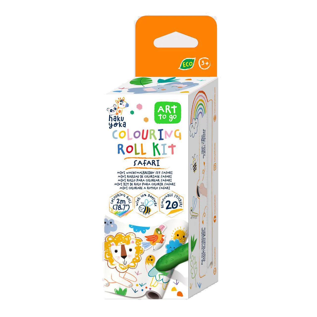 Haku Yoka Kit mini rollo para colorear Safari