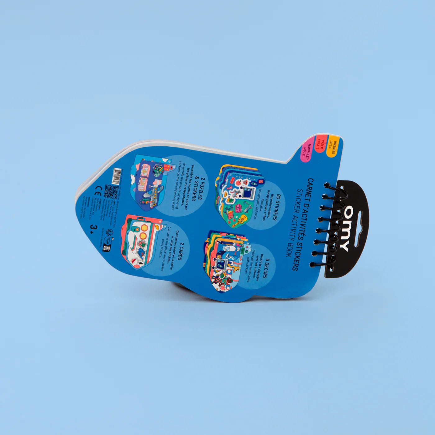 Omy Libreta de pegatinas Vroom