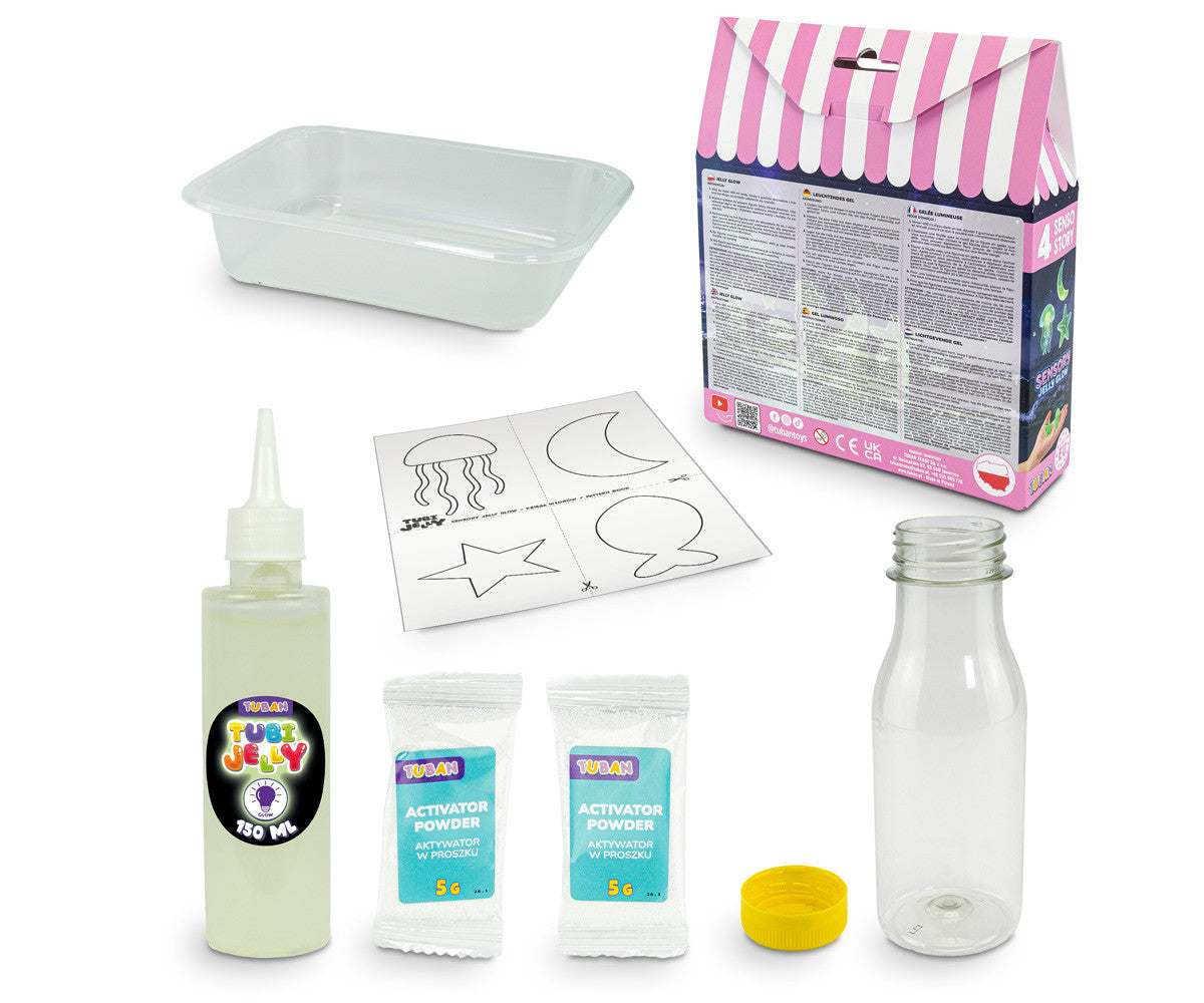 Tuban Kit creativo Gel luminoso figuras Glow