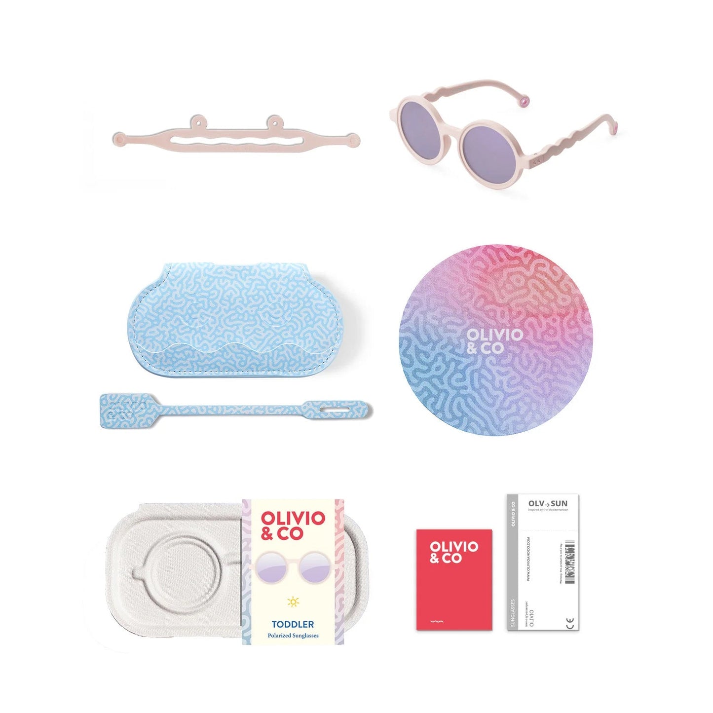 Olivio & Co Gafas de Sol 18-36 meses Coral blush