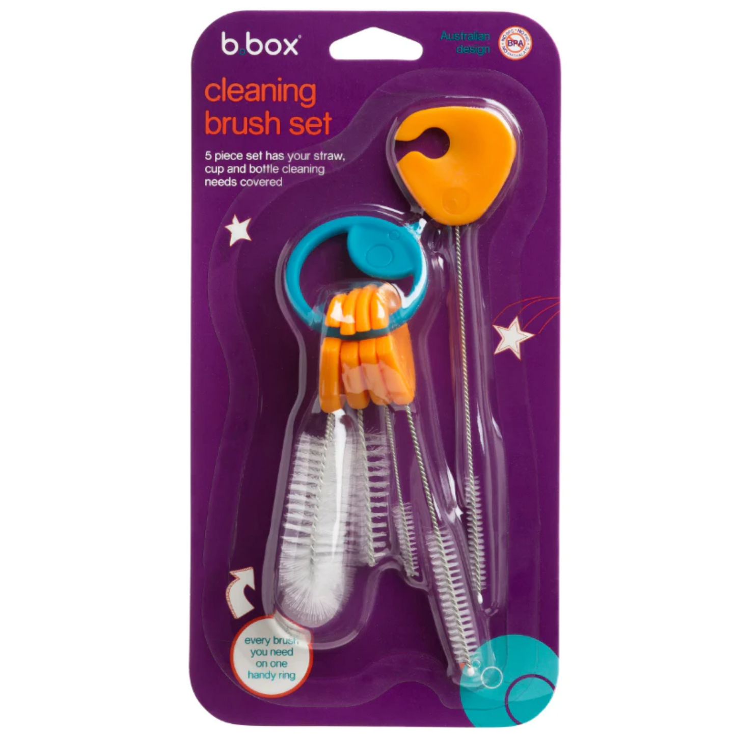 B.box Pack cepillos de limpieza