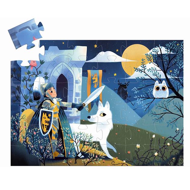 Djeco Puzzle El caballero de la Luna llena 36 piezas