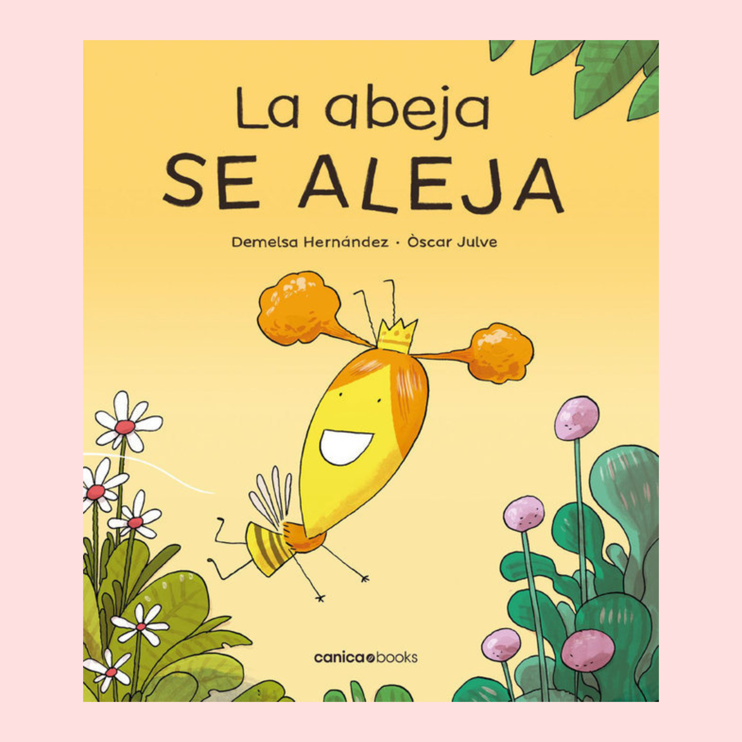 La abeja se aleja