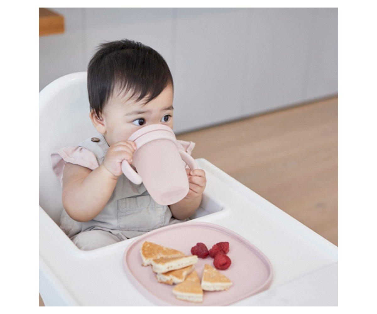 B.box Taza de silicona Blush