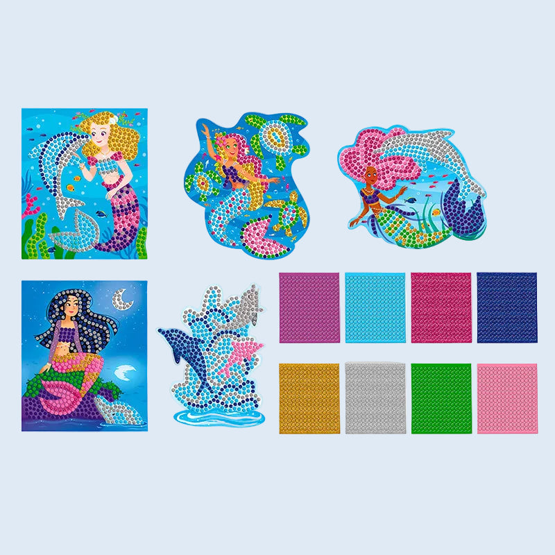 Janod Kit creativo Mosaicos Delfines y Sirenas