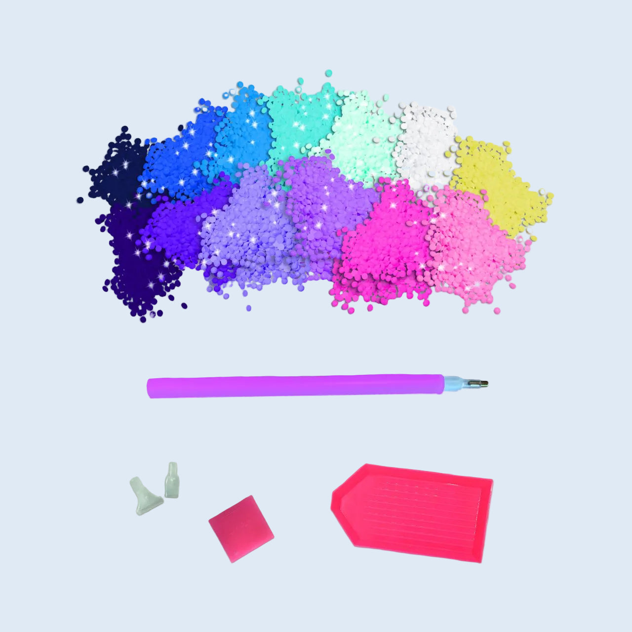 Janod Kit creativo Cuadro diamantes fluorescente Cisnes