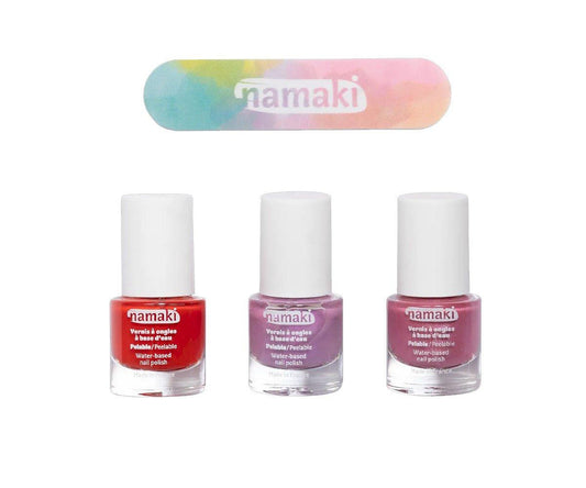 Namaki Pack 3 esmaltes al agua Eternal Roses