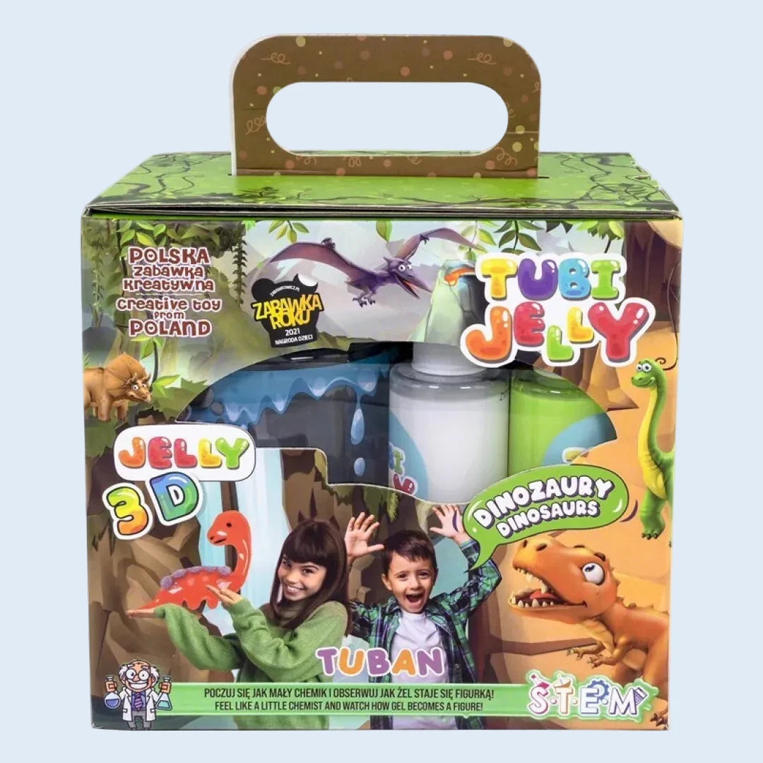 Tuban Kit creativo gelatina 3D Dinosaurios con acuario