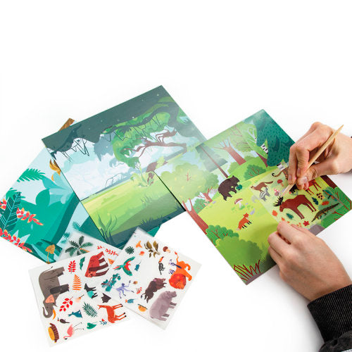 Kidea Calcomanía creativa Animales