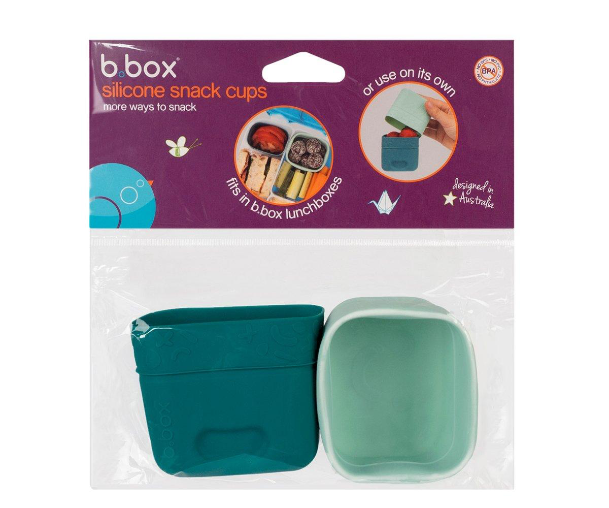 B.box Set vasitos snack de silicona sage
