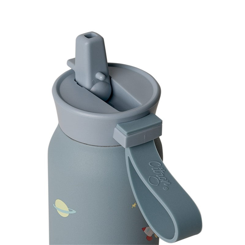 Citron Botella térmica pajita 350 ml Astronauta