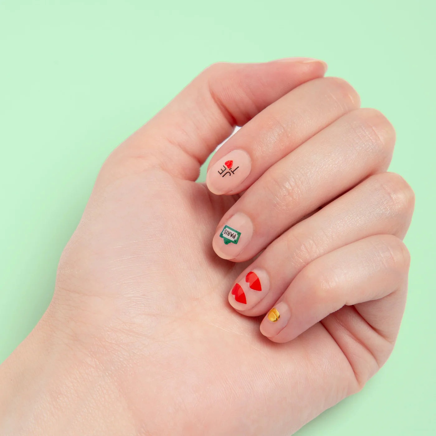 Omy Pegatinas para uñas Paris