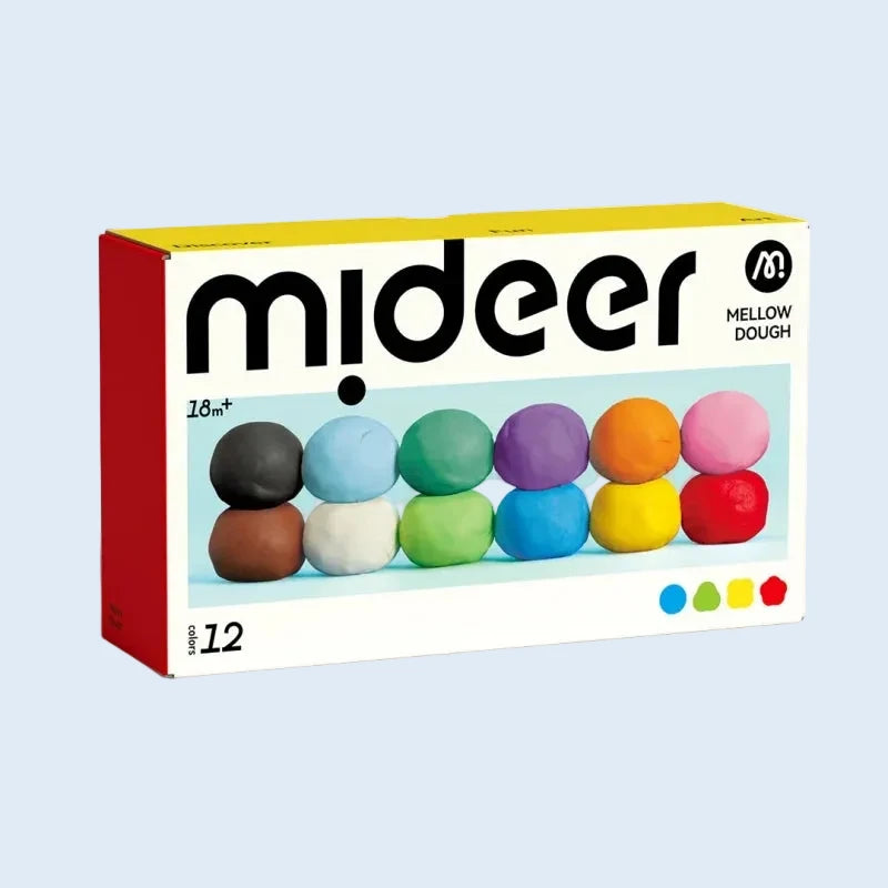 Plastilina 12 colores - Mideer