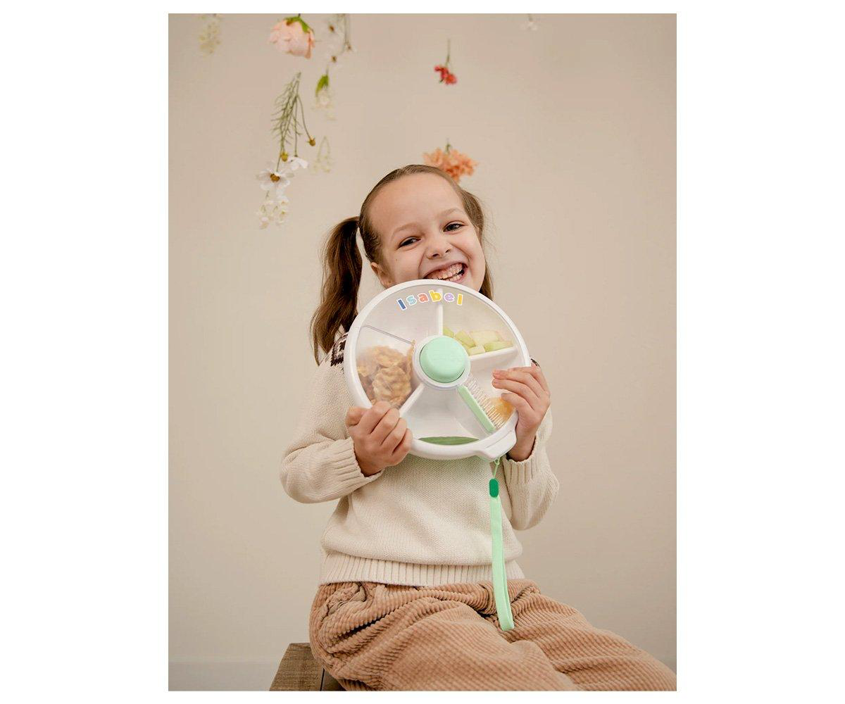 Gobe Caja almuerzo Spinner Grande Verde Menta