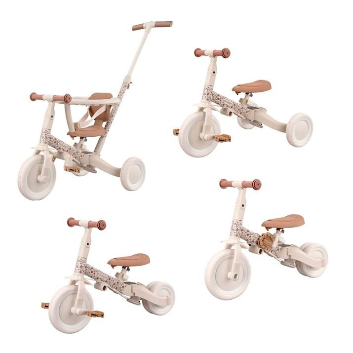 Little Dutch Triciclo evolutivo Blanco Flores