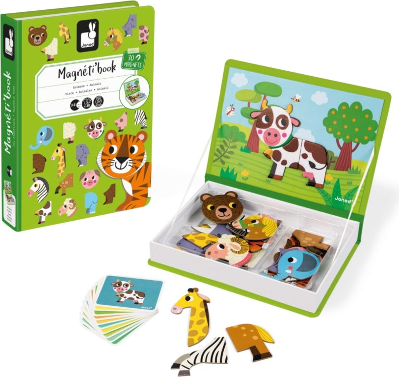 Janod Magneti Book Animales