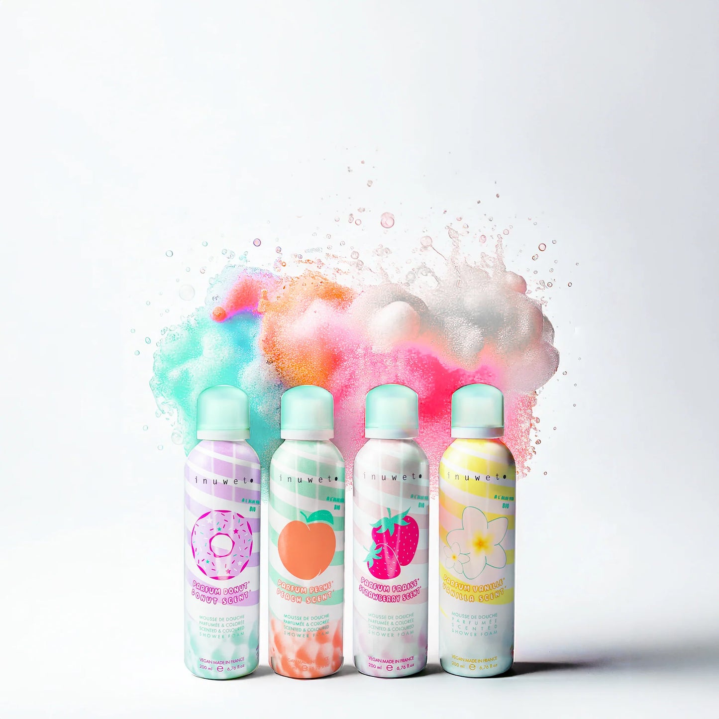 Inuwet Espuma de ducha Donuts