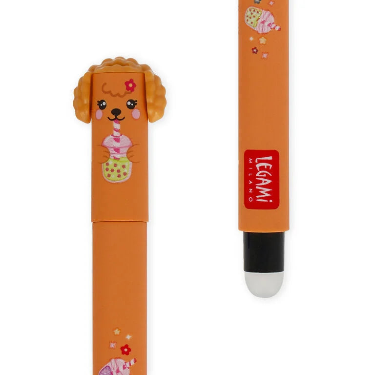 Legami Set 3 bolígrafos de gel borrables Fur ever Friends