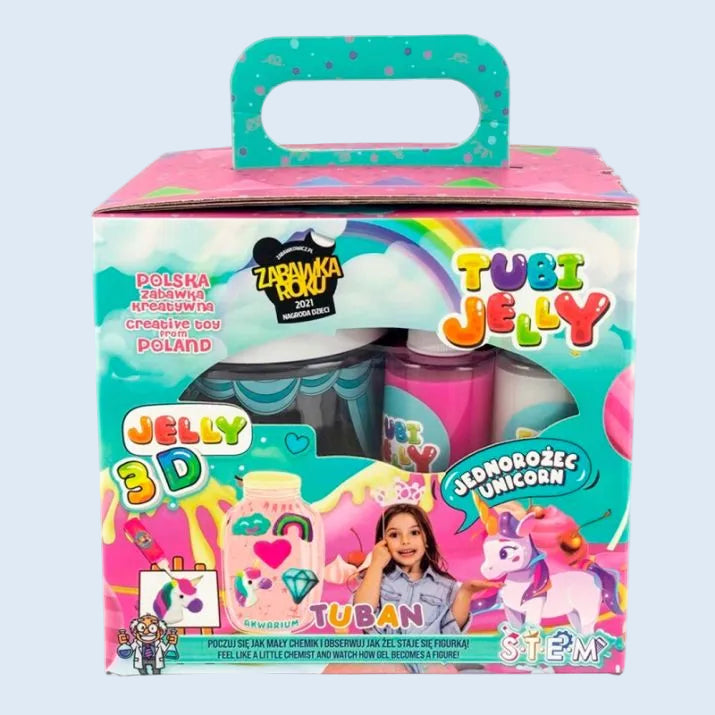 Tuban Kit creativo gelatina 3D Unicornios con acuario