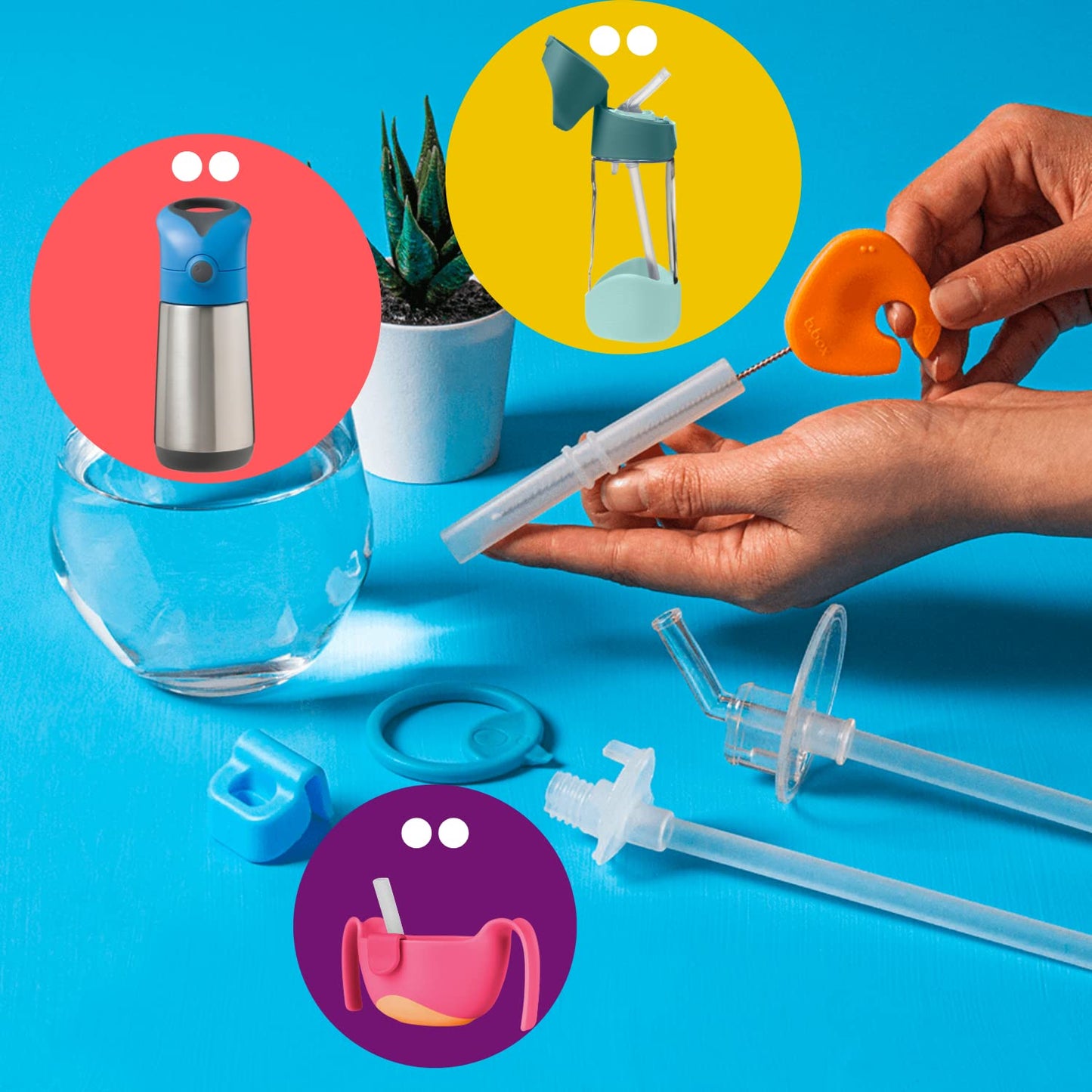 B.box Pack cepillos de limpieza