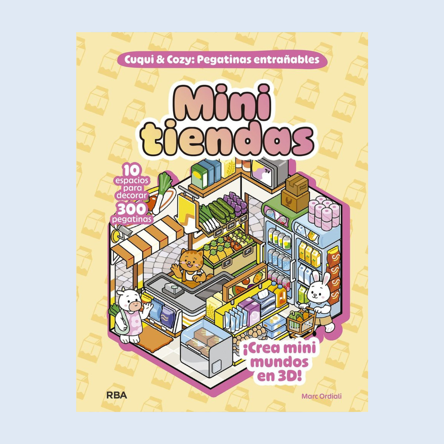 Cuqui & Cozy Pegatinas entrañables Mini tiendas