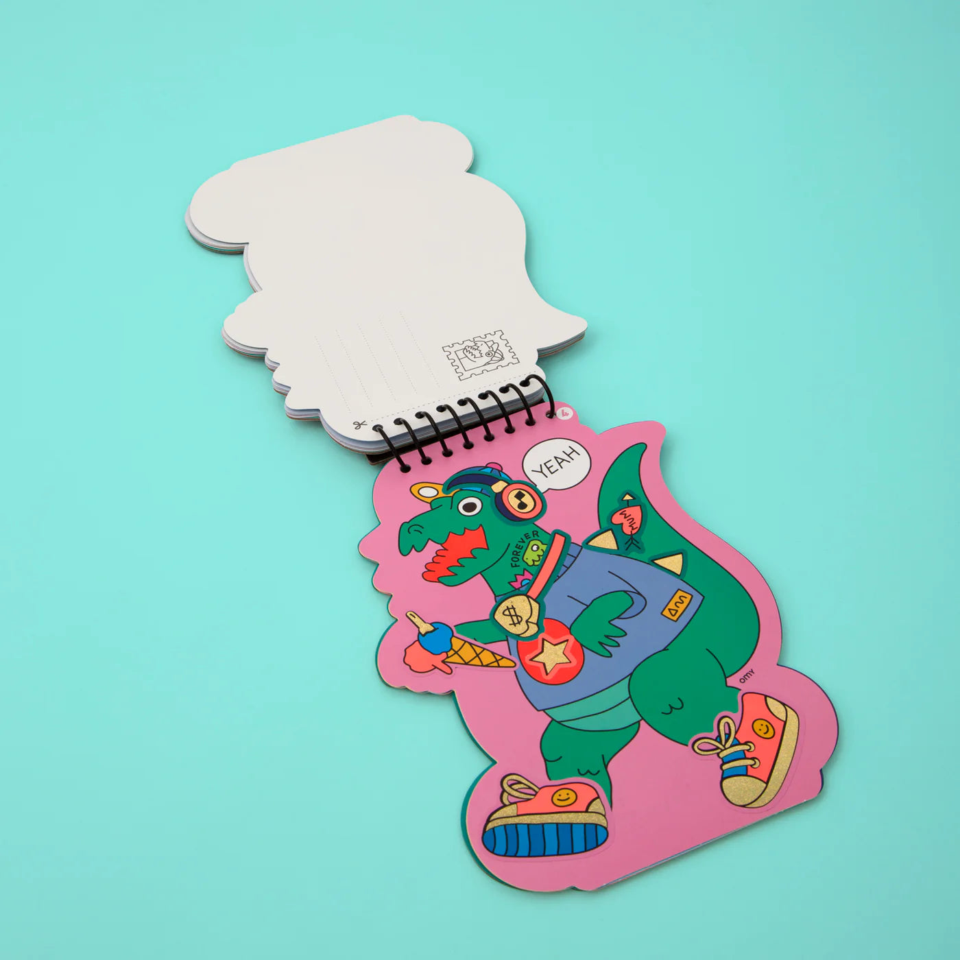 Omy Libreta de pegatinas Dino