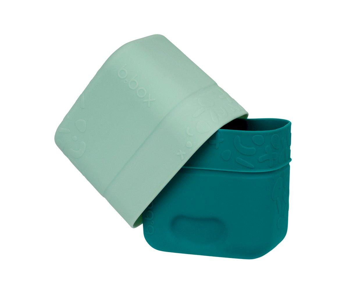 B.box Set vasitos snack de silicona sage