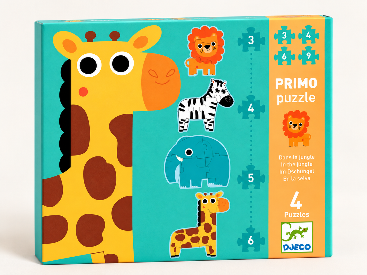 Djeco Puzzle evolutivo En la jungla