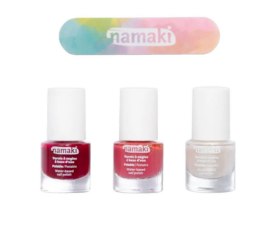 Namaki Pack 3 Esmaltes de uñas al agua Fruity Sorbet