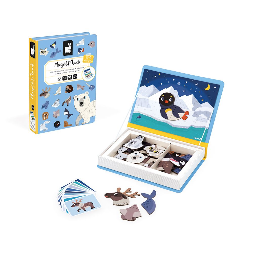 Janod Magneti Book Animales polares
