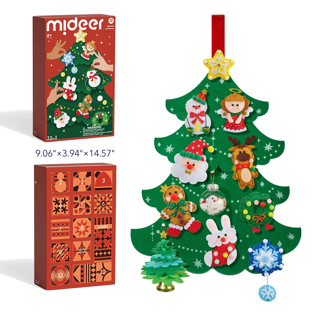 DIY Árbol y adornos navideños - Mideer