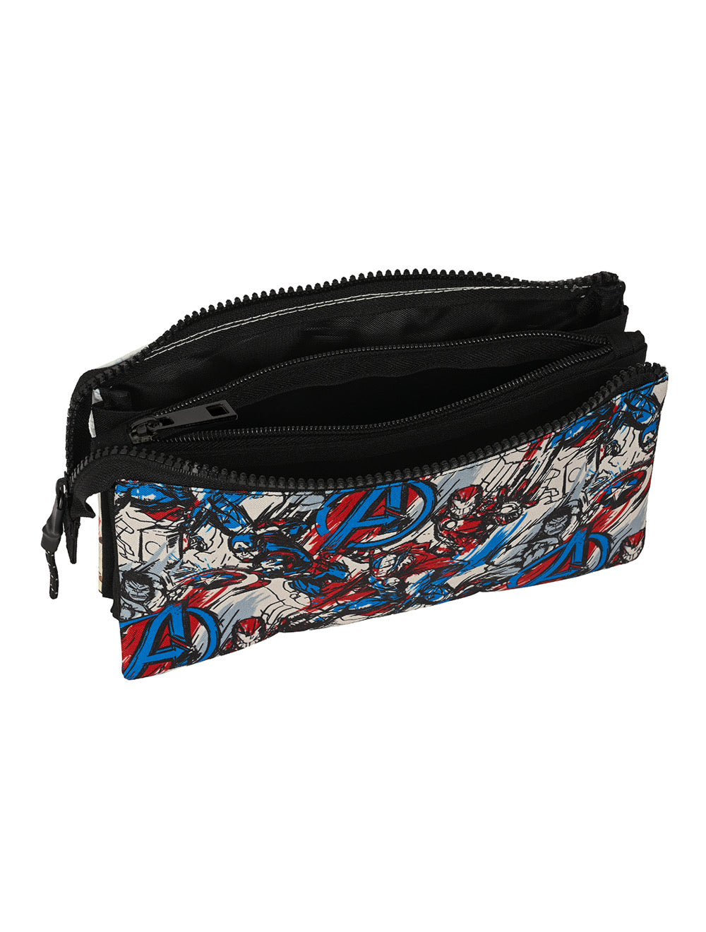 Safta Estuche escolar triple Avengers