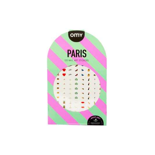 Omy Pegatinas para uñas Paris