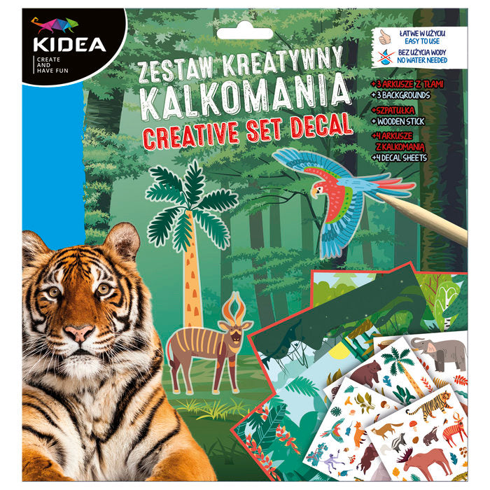 Kidea Calcomanía creativa Animales