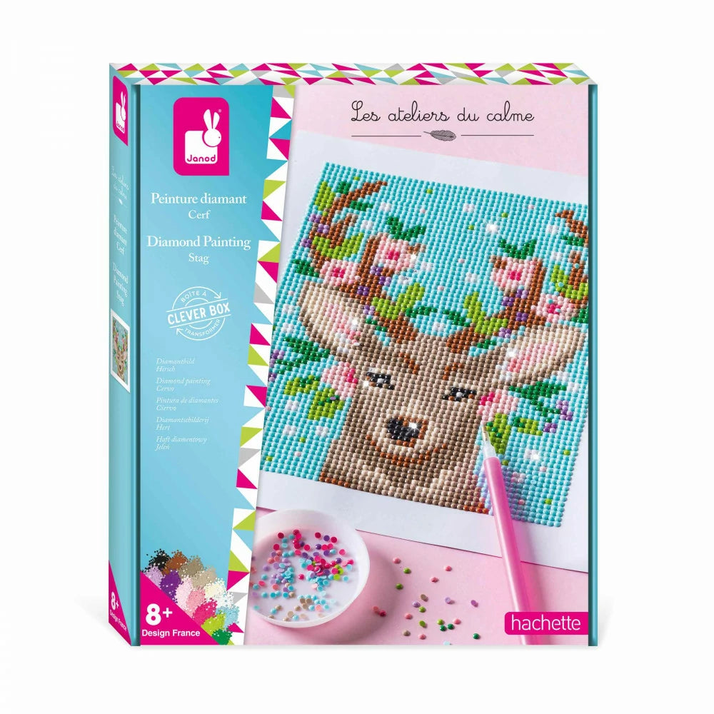 Janod Kit creativo Pintura diamante Ciervo